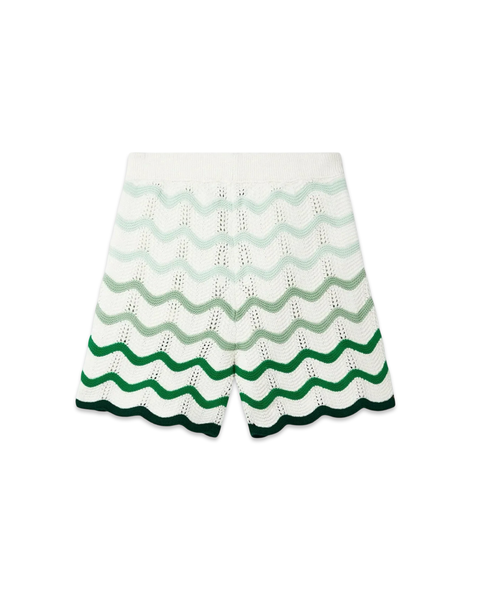 Casablanca Wavy Gradient Crochet Shorts