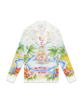 Casablanca Better Days Long Sleeve Silk Shirt