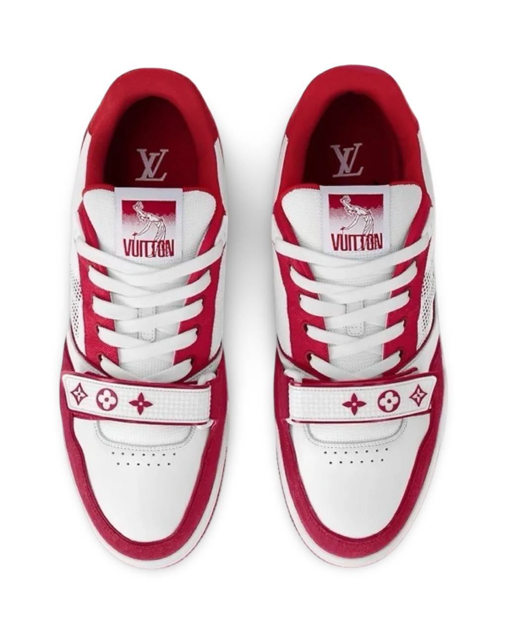Louis Vuitton Trainer Monogram Red Denim