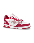 Louis Vuitton Trainer Monogram Red Denim