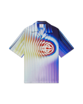 Casablanca Shockwave Short Sleeve Silk Shirt
