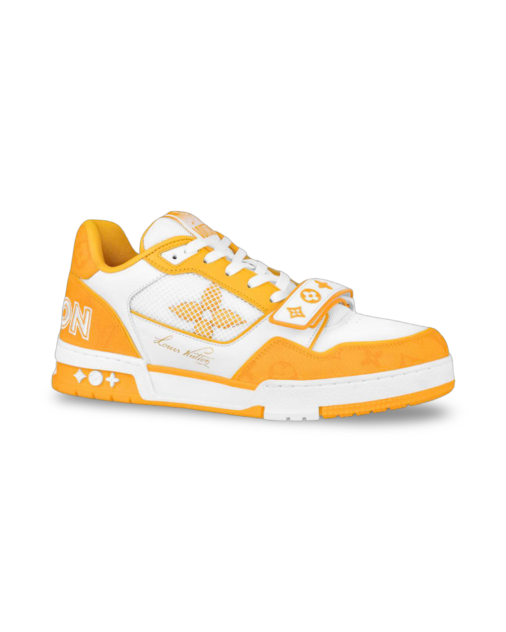 Louis Vuitton Trainer Monogram Yellow Denim