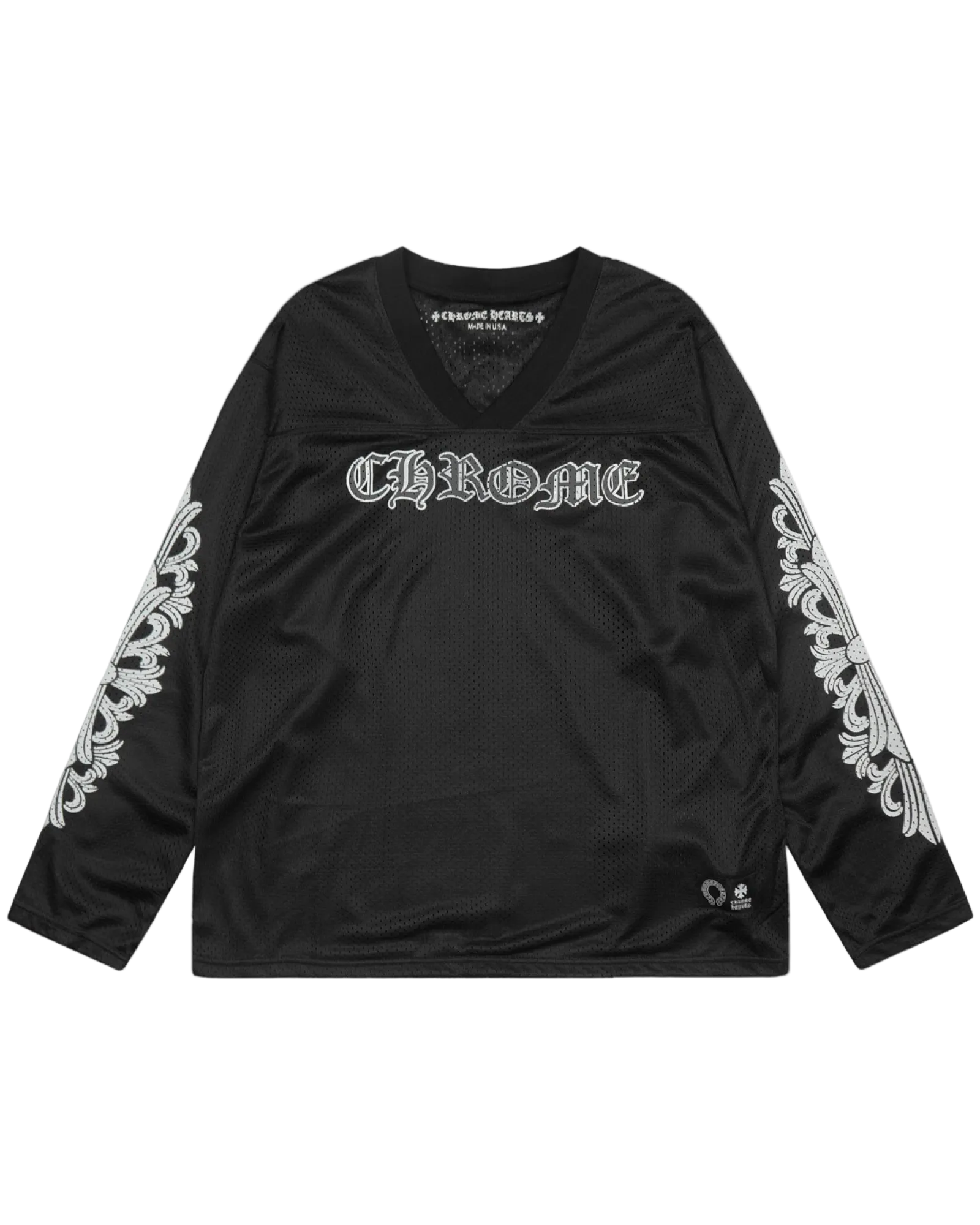 Chrome Hearts Sports Mesh Warm Up Jersey 'Black'