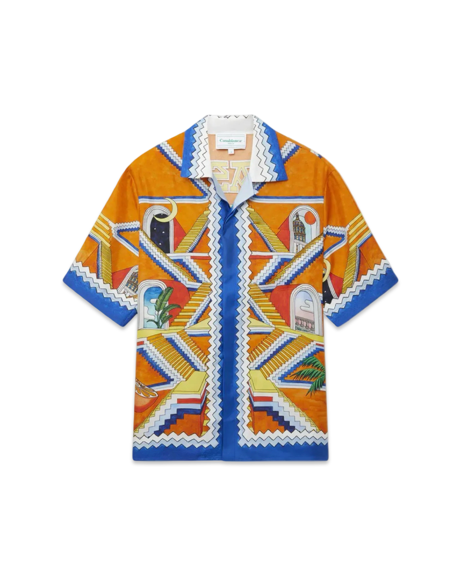 Casablanca Escalier Infini Silk Shirt