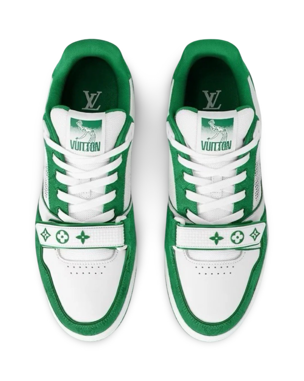 Louis Vuitton Trainer Monogram Green Denim