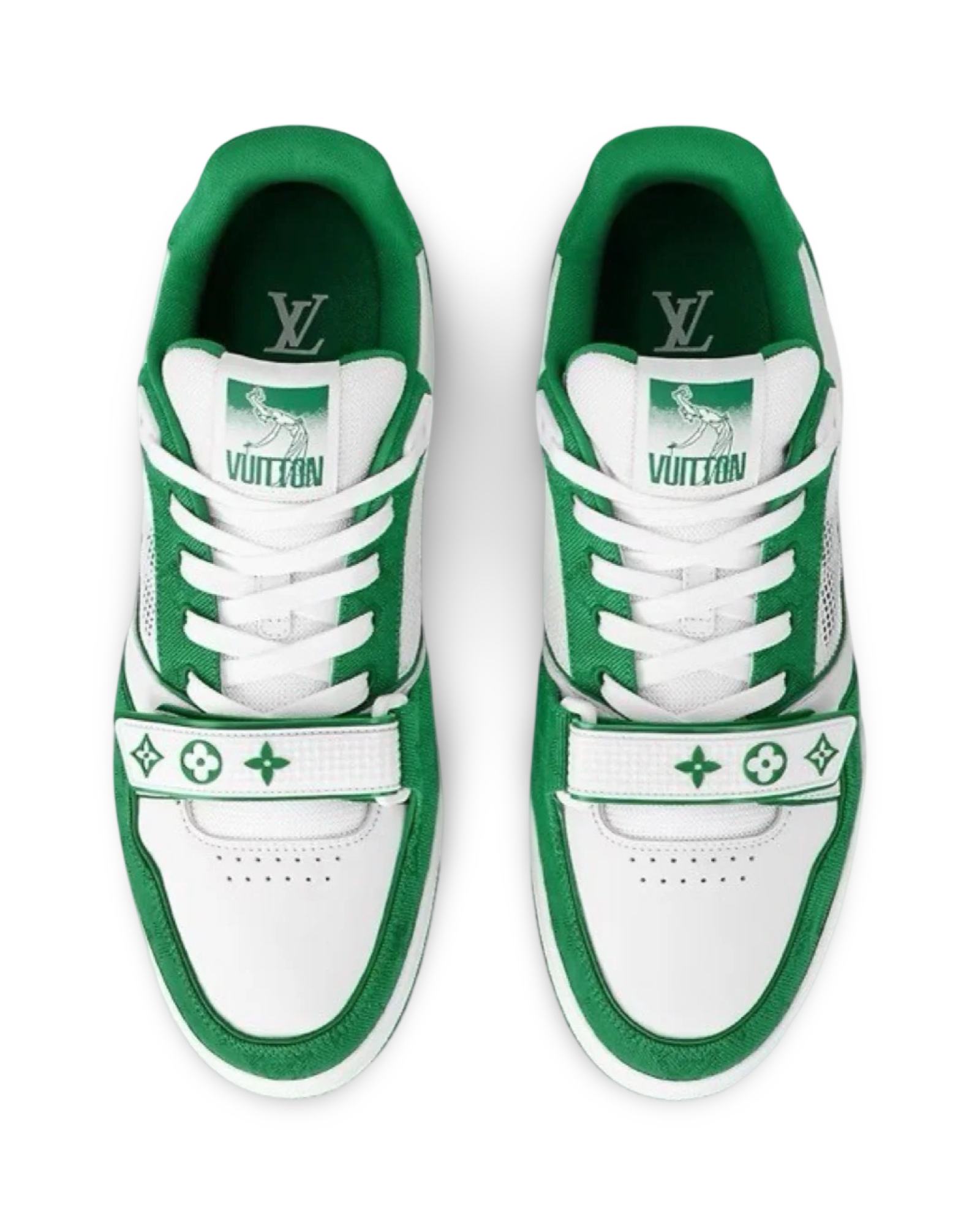 Louis Vuitton Trainer Monogram Green Denim