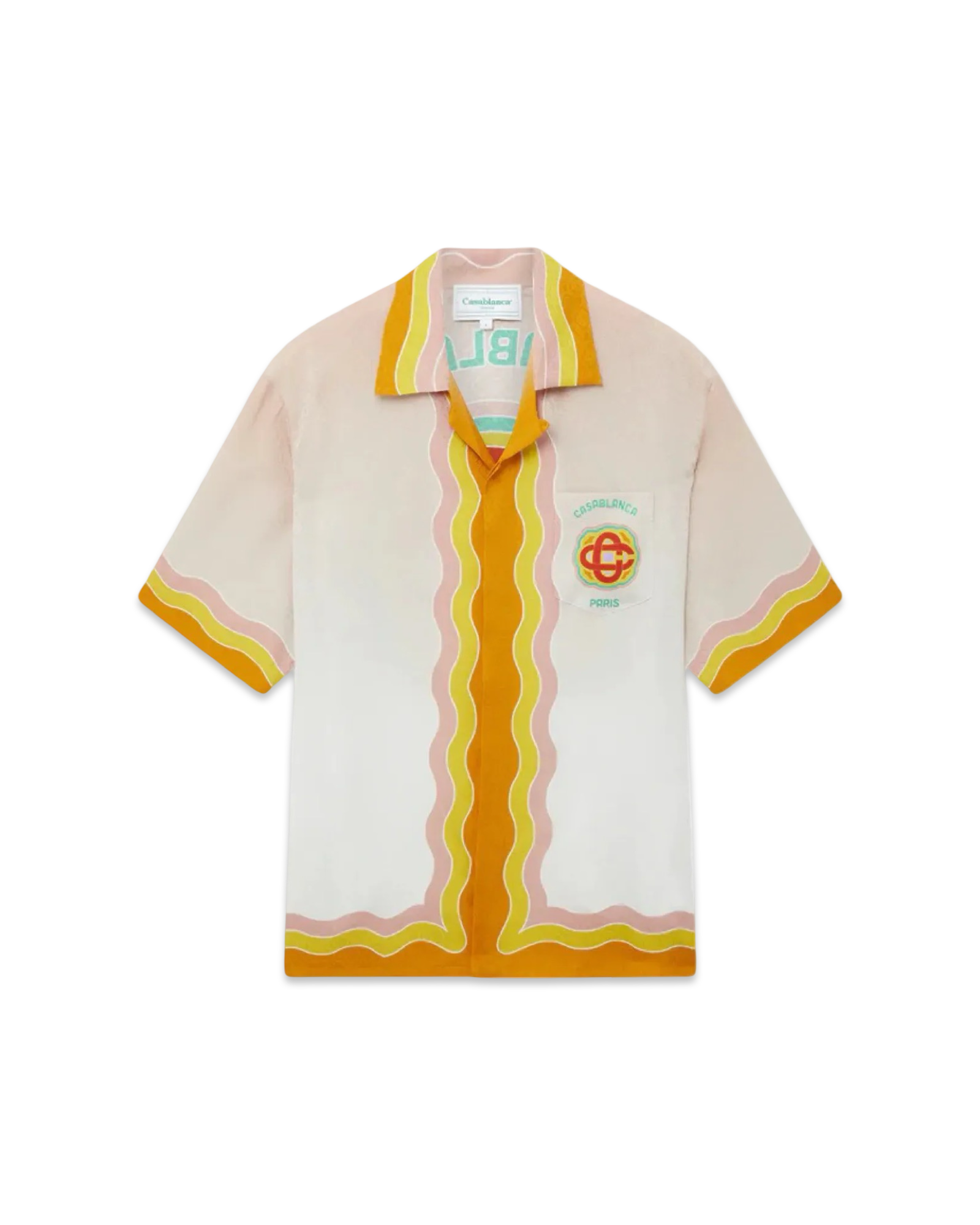 Casablanca Rainbow Monogram Silk Shirt