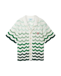 Casablanca Wavy Gradient Crochet Shirt