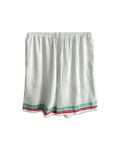 Casablanca Caviar Kaspia Silk Shorts
