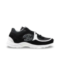 Chanel CC Logo Sneaker 'Black White Reflective'