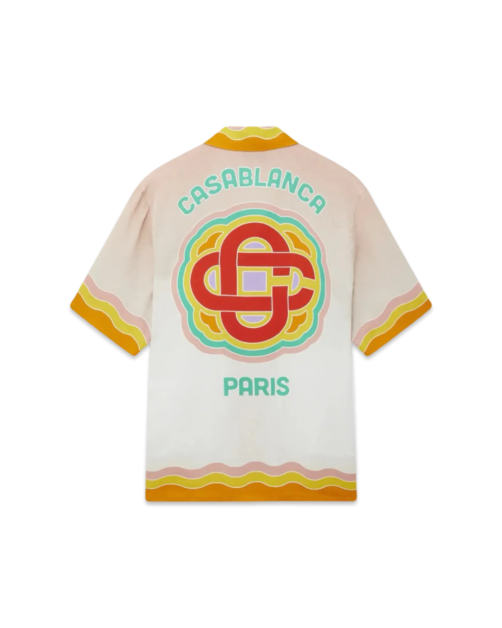 Casablanca Rainbow Monogram Silk Shirt