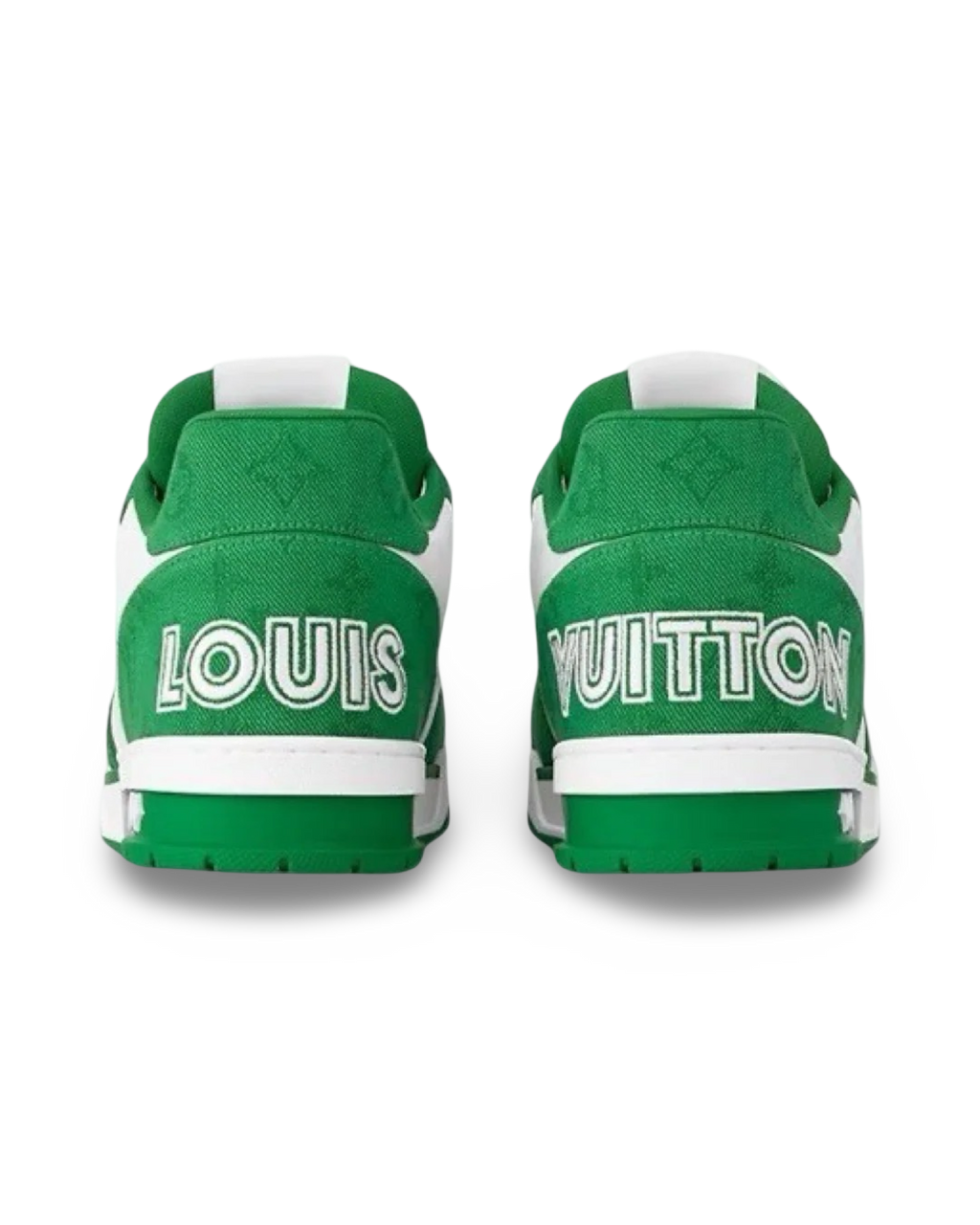 Louis Vuitton Trainer Monogram Green Denim