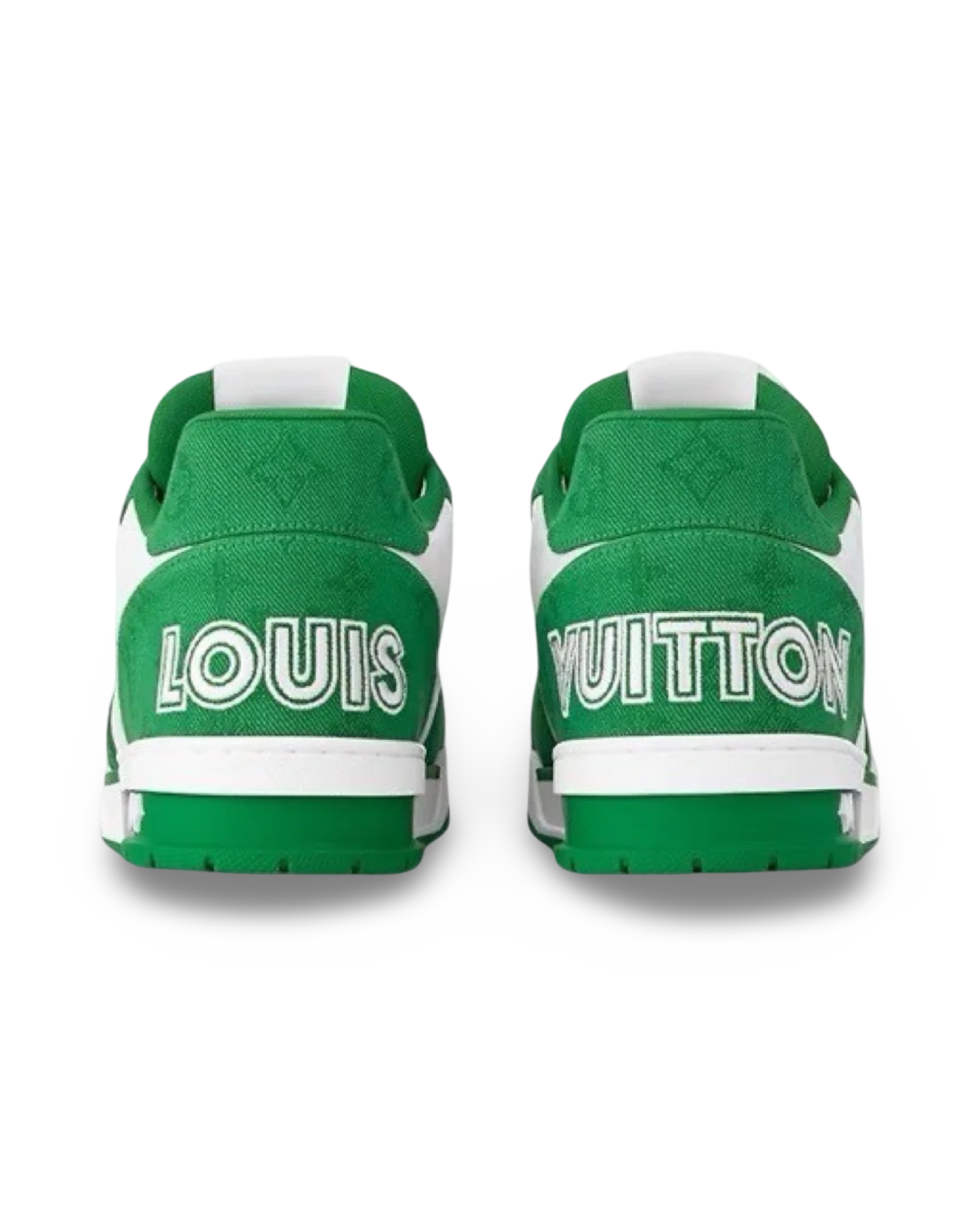 Louis Vuitton Trainer Monogram Green Denim