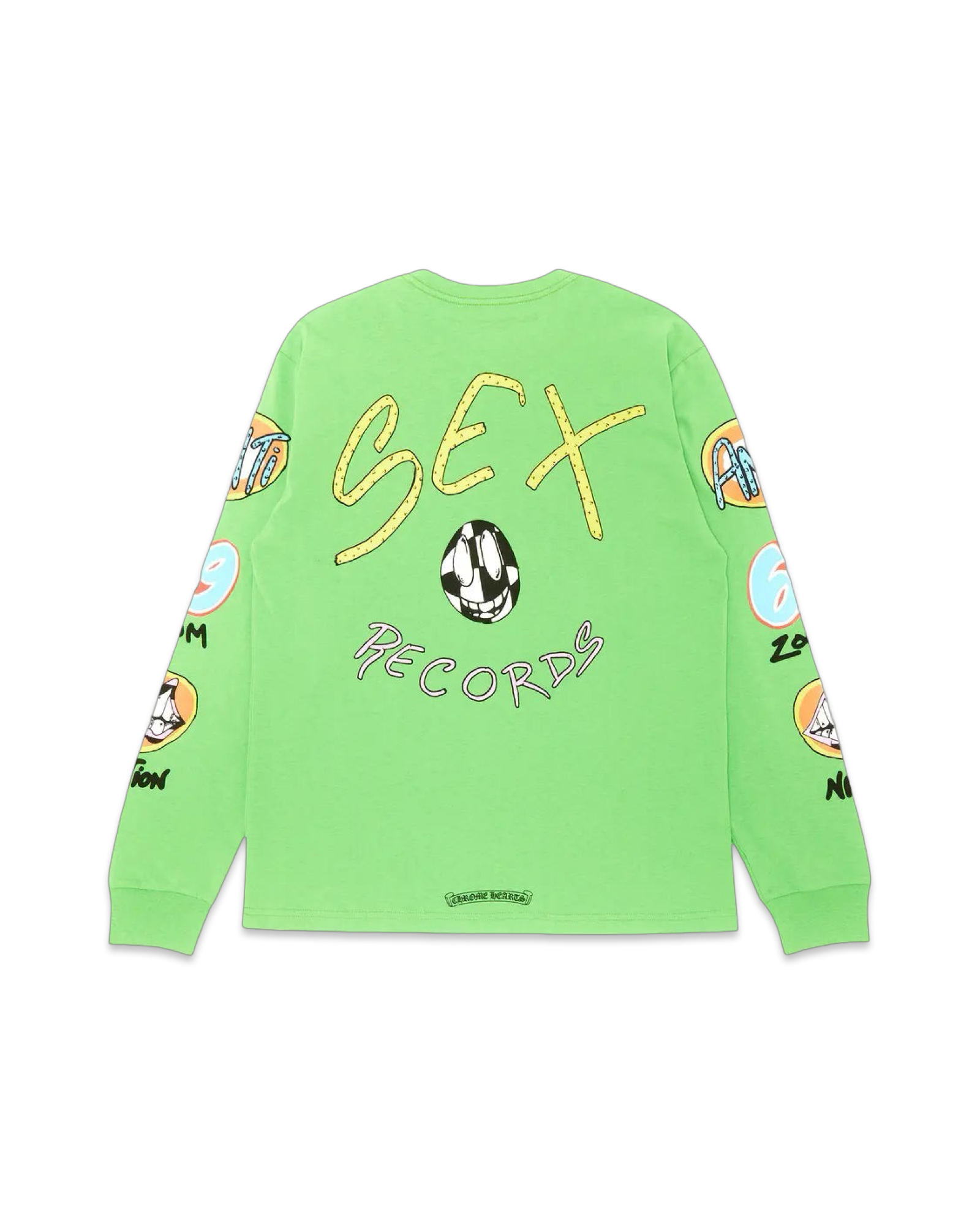 Chrome Hearts x Matty Boy Sex Records Long-Sleeve T-Shirt 'Green'