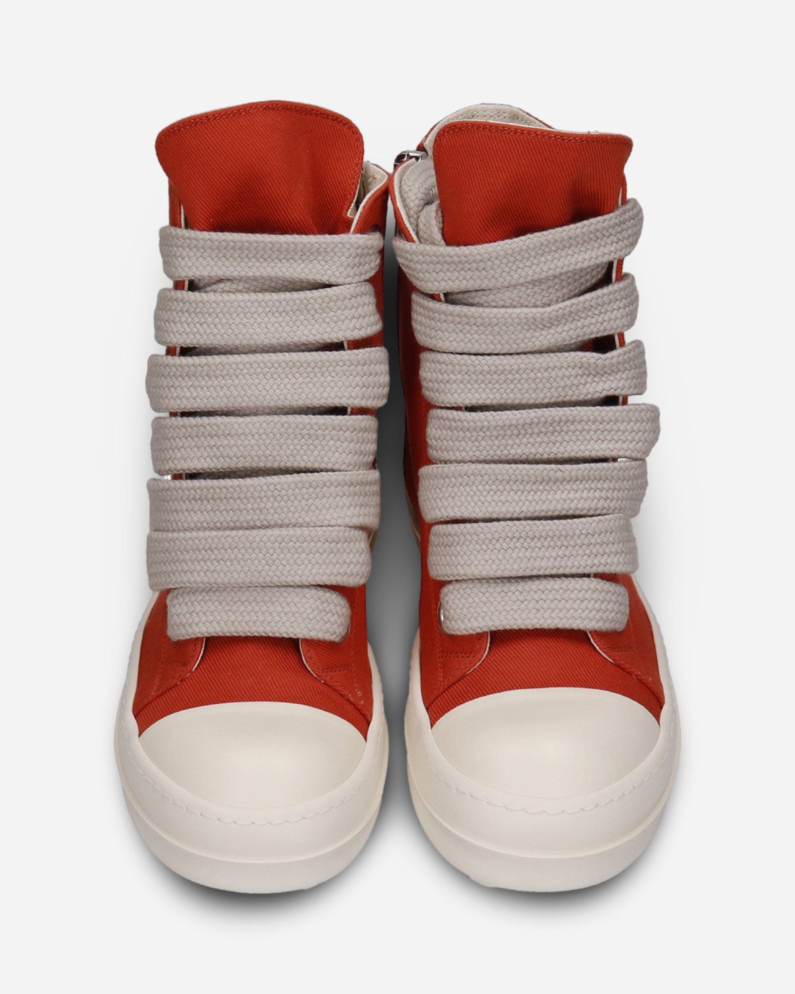Rick Owens DRKSHDW JumboLaced High Top Canvas Sneakers 'Orange'