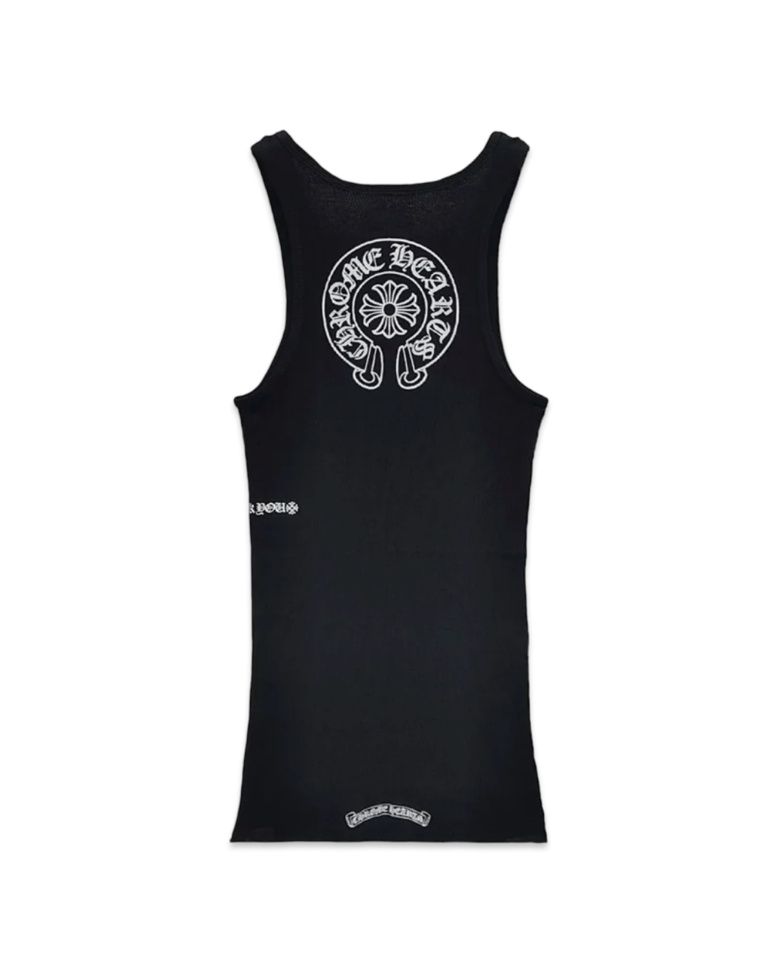 Chrome Hearts Black Horseshoe Tank Top