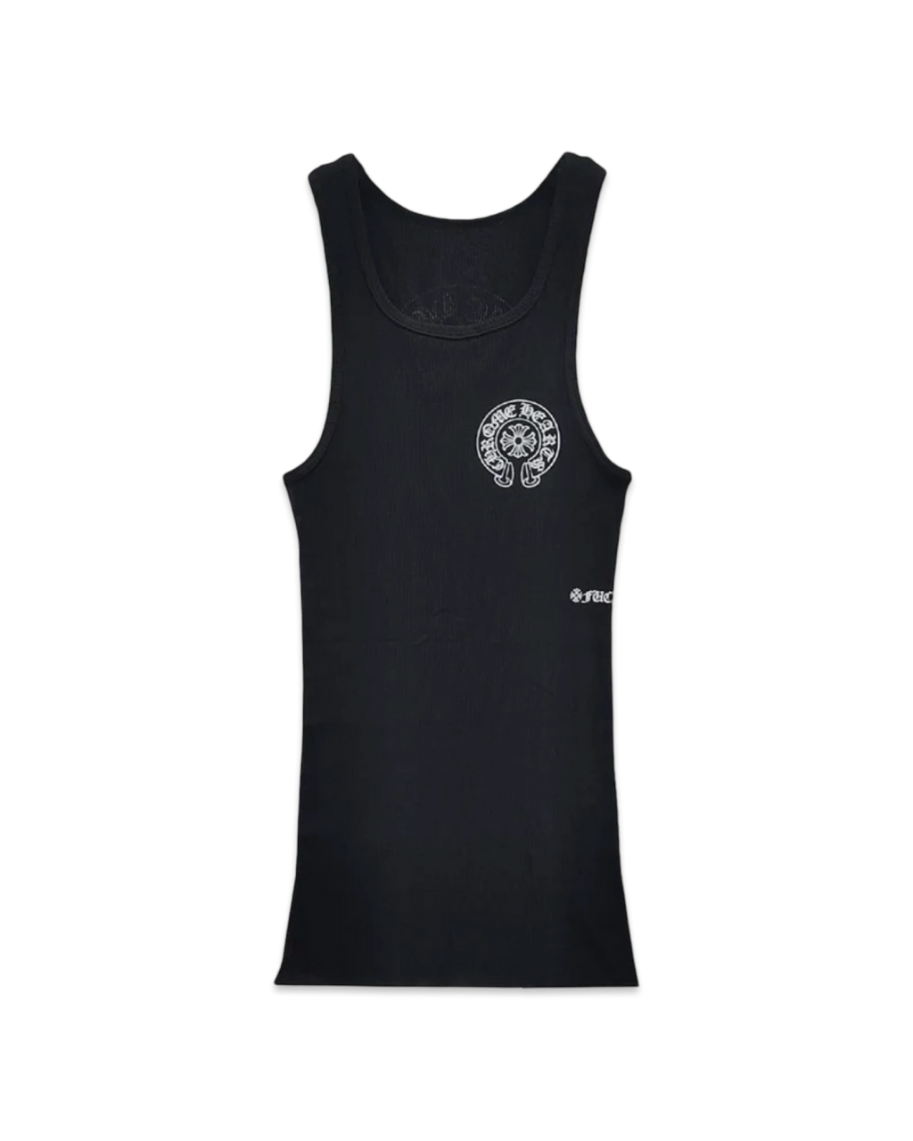 Chrome Hearts Black Horseshoe Tank Top