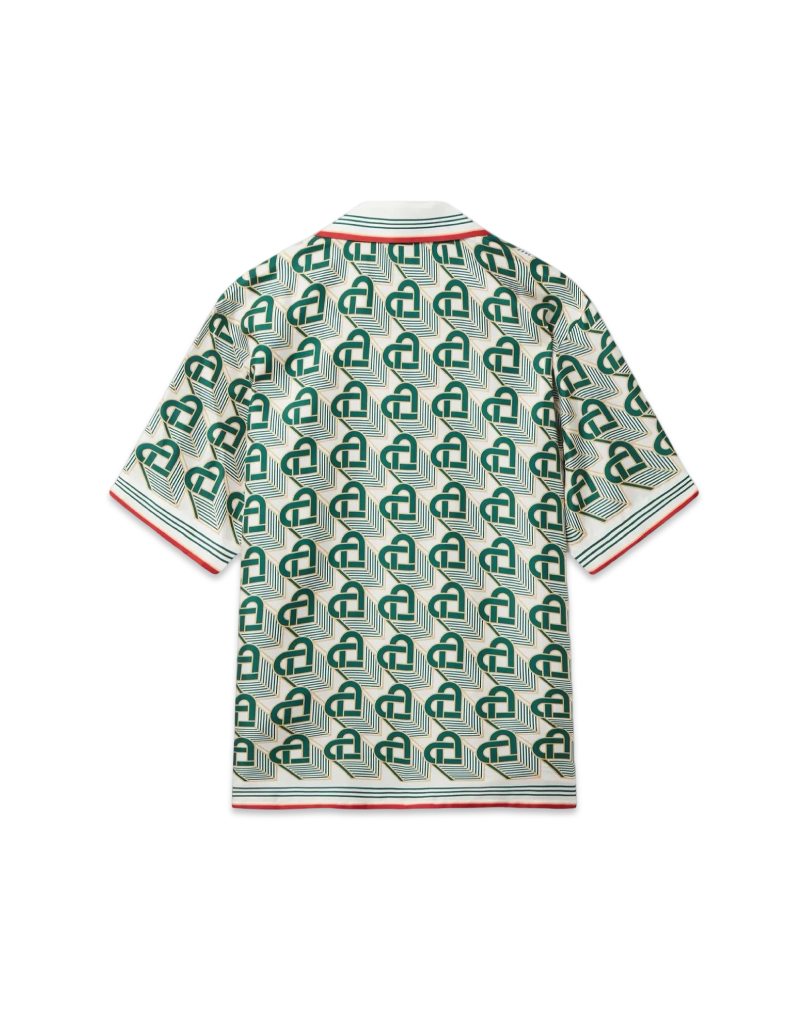 Casablanca Heart Monogram Silk Shirt