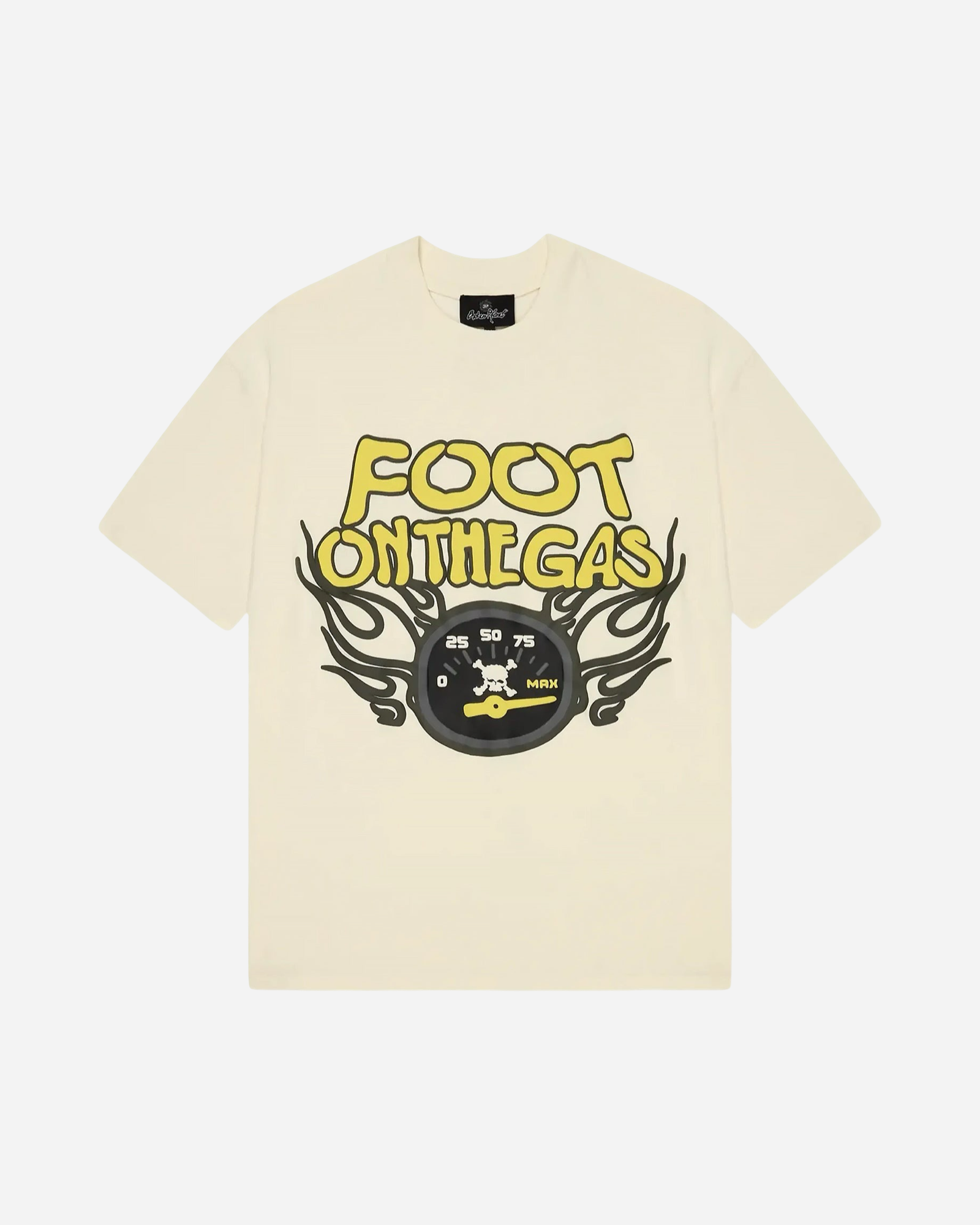 Broken Planet Foot On The Gas T-shirt 'Vanilla White'