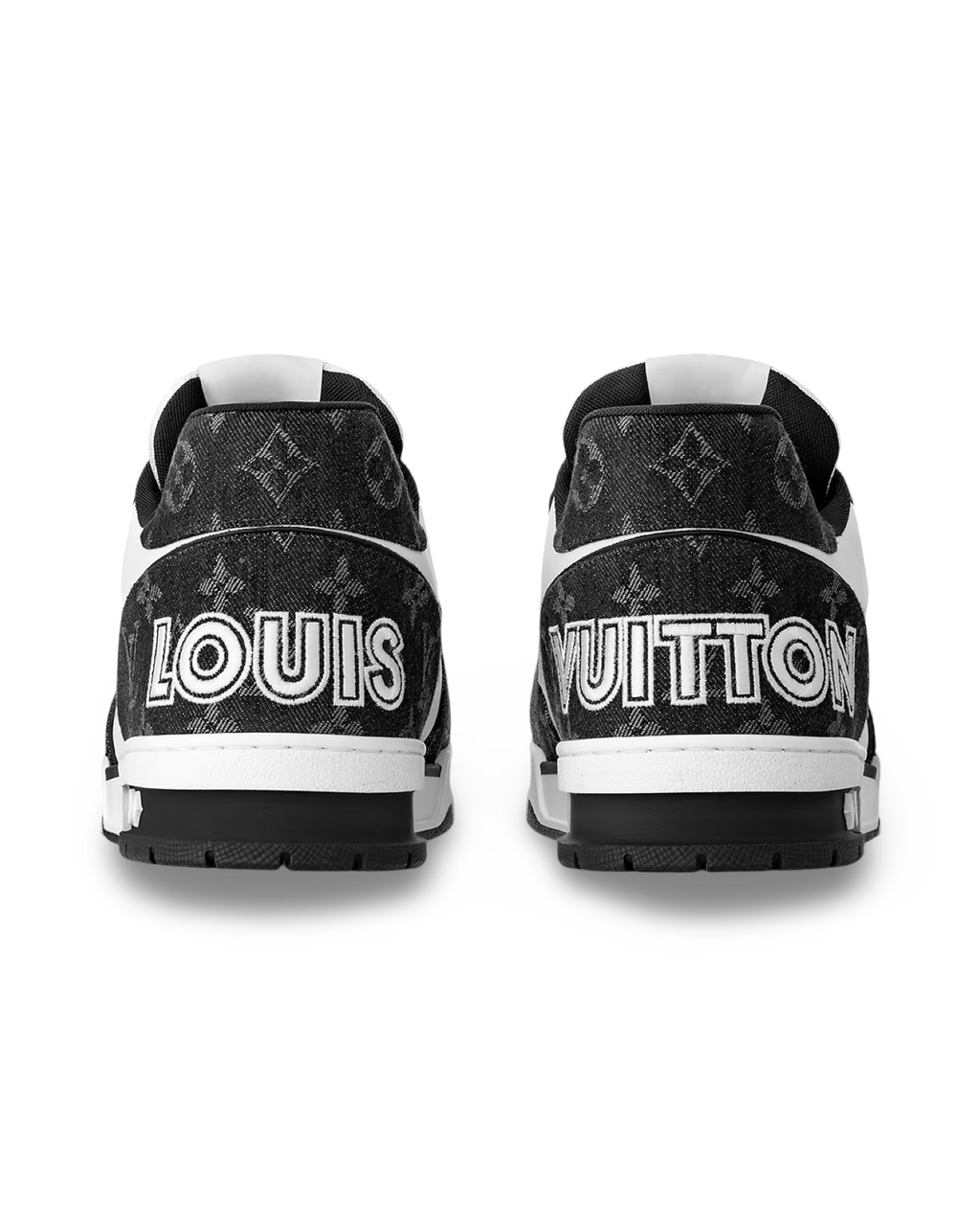Louis Vuitton Trainer Monogram Red Denim