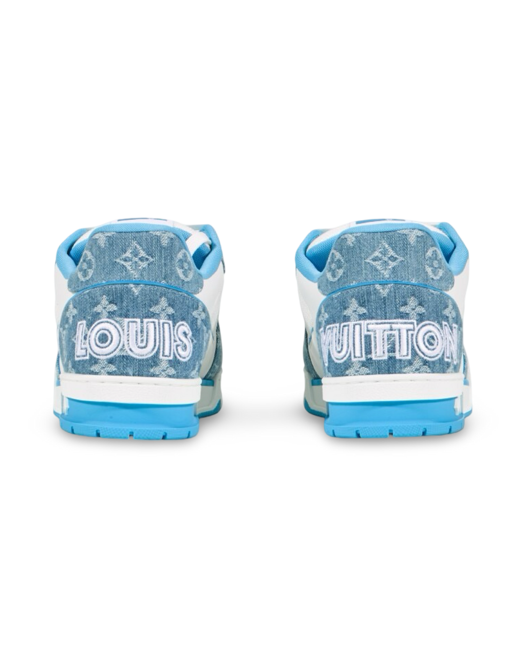 Louis Vuitton Trainer Monogram Blue Denim