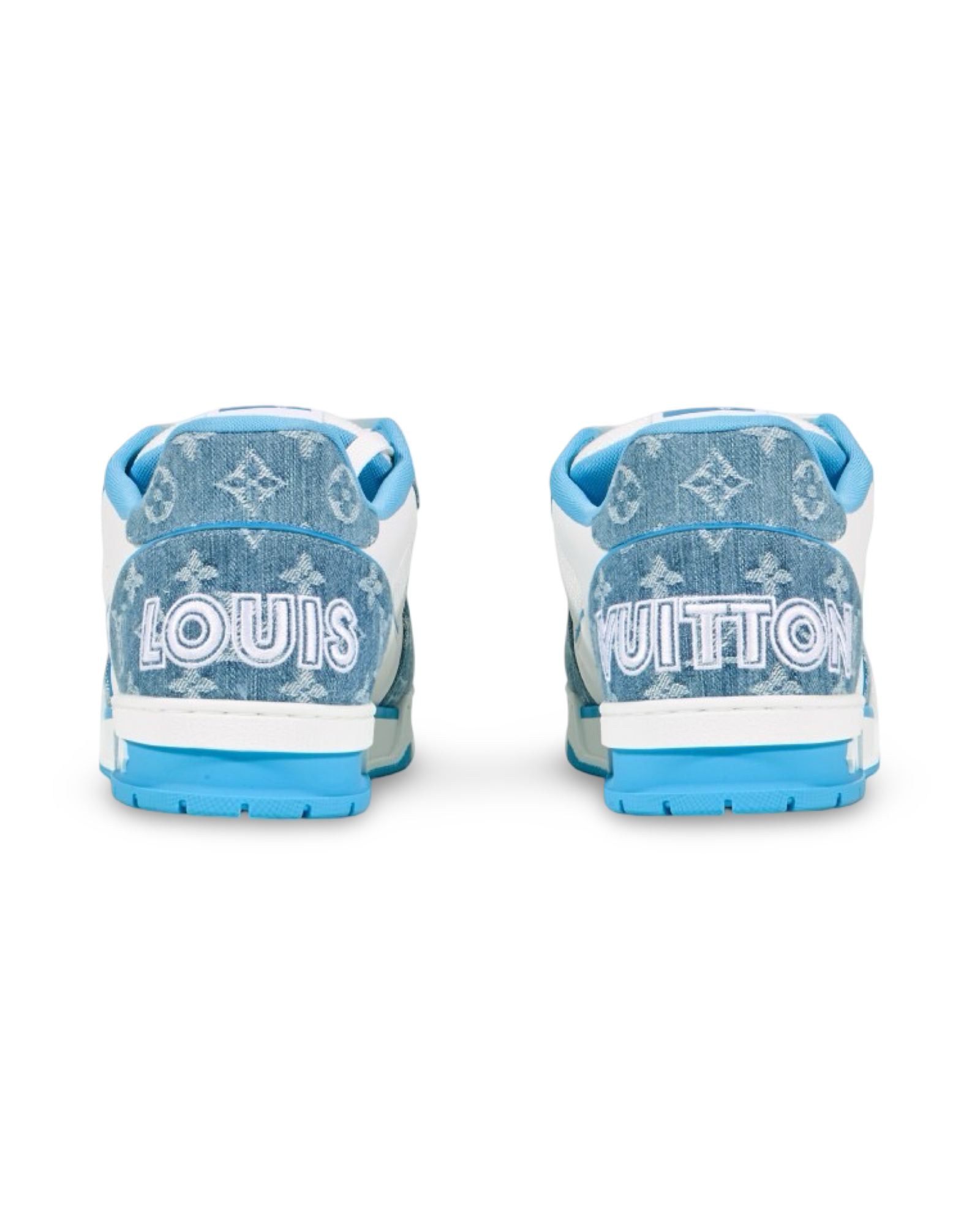 Louis Vuitton Trainer Monogram Blue Denim