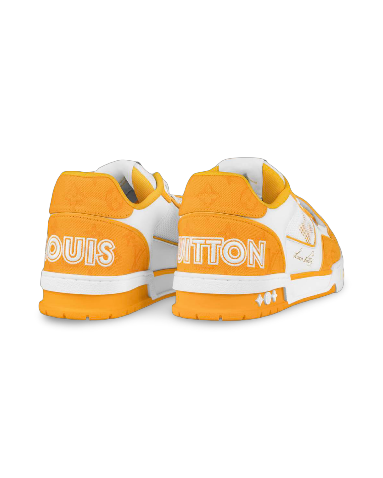 Louis Vuitton Trainer Monogram Yellow Denim