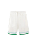 Casablanca Metaphysical Tennis Icon Silk Shorts