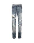 AMIRI Blue Varsity Ripped Jeans 'Blue'