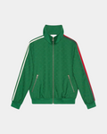 Adidas x Gucci GG Trefoil Jacquard Jacket Green - Creps City