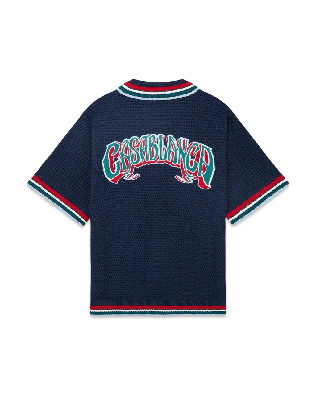 Casablanca Gothic Crochet Shirt 'Navy'