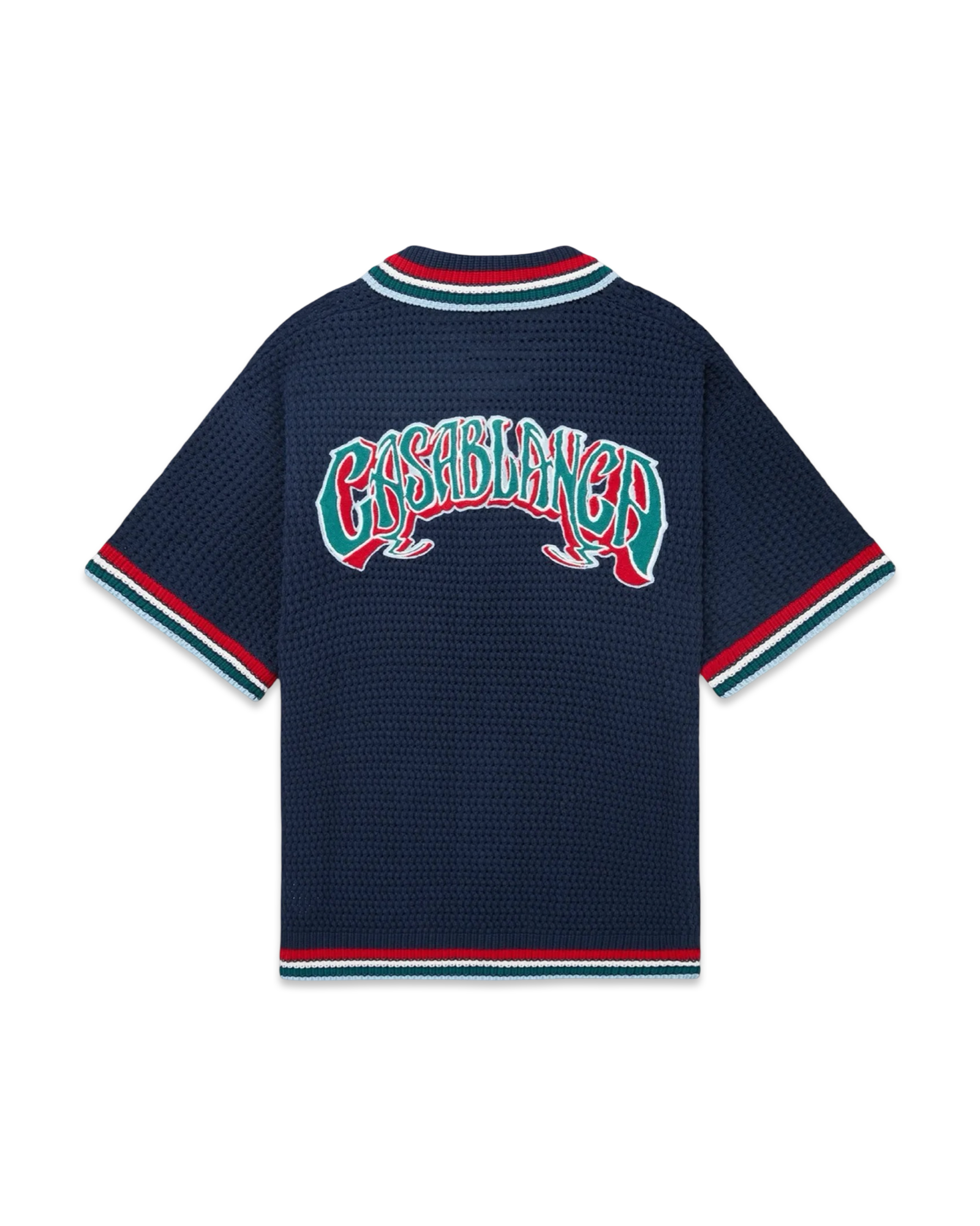 Casablanca Gothic Crochet Shirt 'Navy'