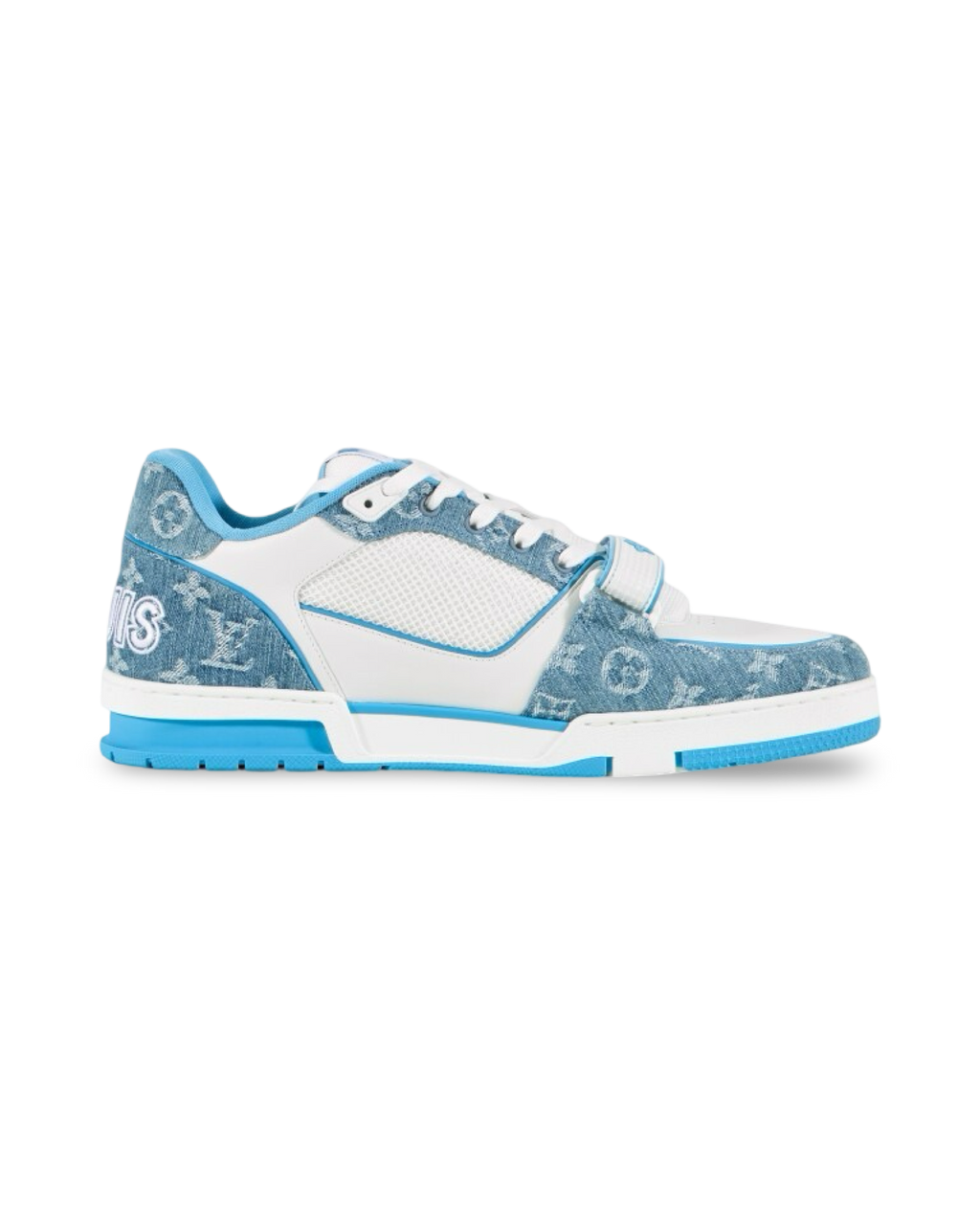 Louis Vuitton Trainer Monogram Blue Denim