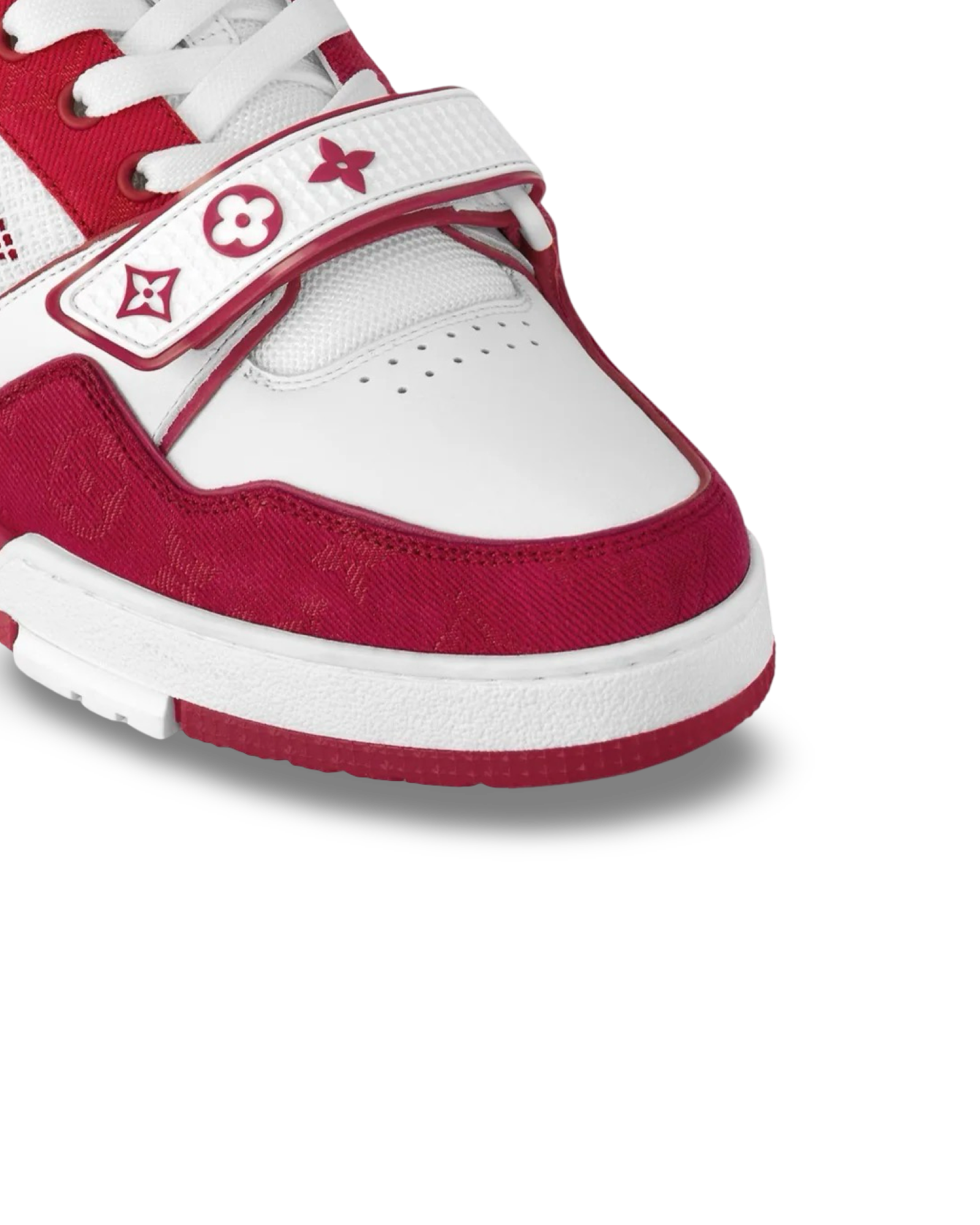 Louis Vuitton Trainer Monogram Red Denim