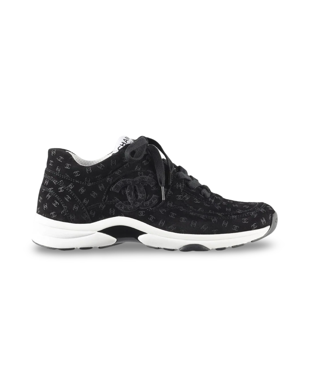 Chanel CC Logo Sneaker 'Black Printed'