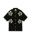Casablanca Glitch ORCHID Embroidered Short Sleeve Crochet Shirt
