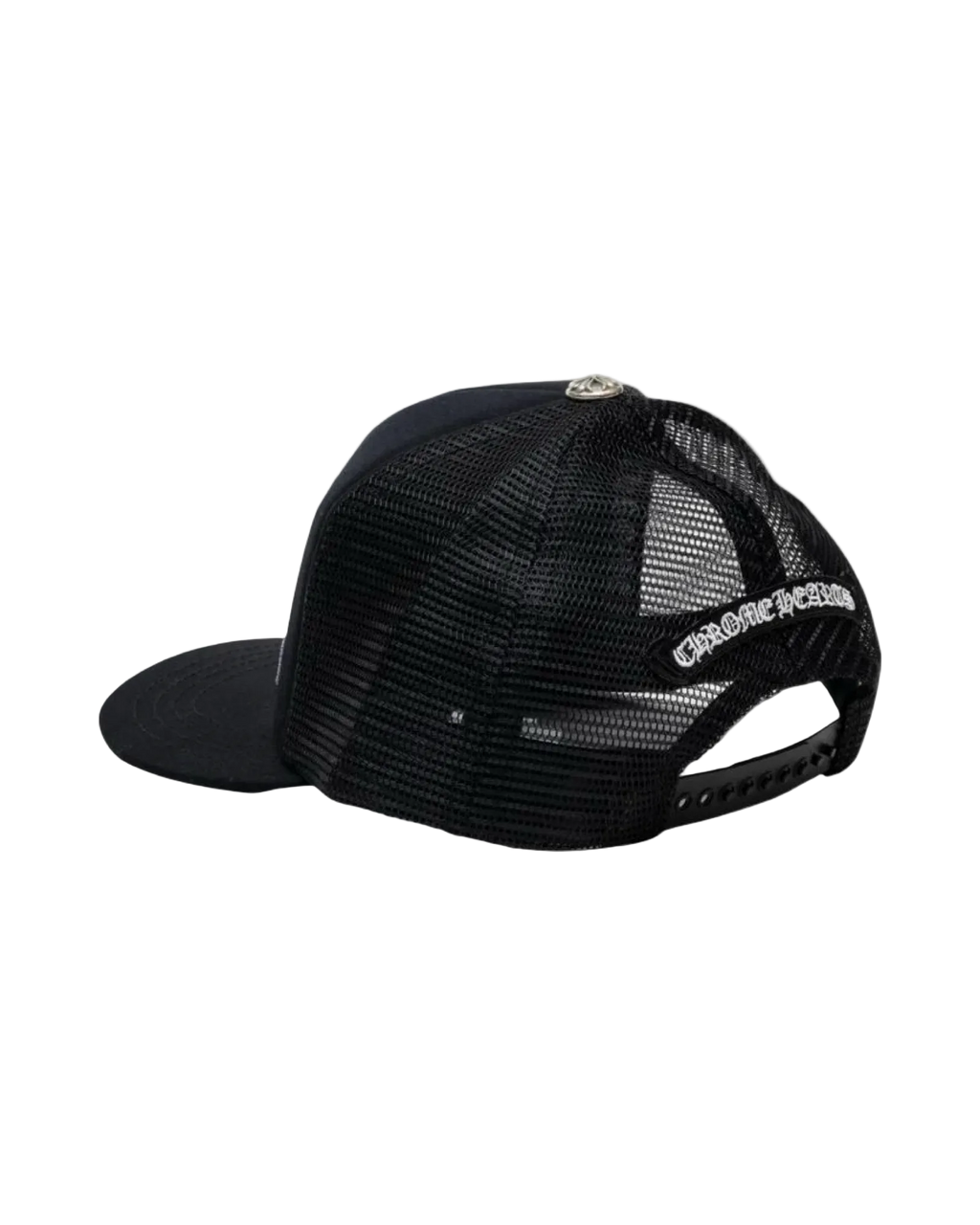 Chrome Hearts Chomper Hollywood Trucker Hat 'Black/Black'