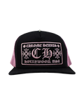 Chrome Hearts Hollywood Trucker Hat 'Black/Pink'