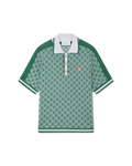 Casablanca Jacquard Monogram Polo Shirt