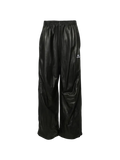 Balenciaga 3B Sports Icon Leather Track Pants 'Black'
