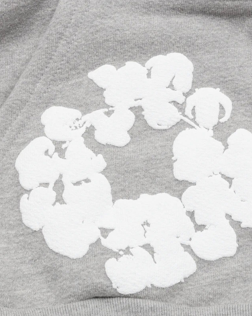 Denim Tears The Cotton Wreath Hoodie 'Grey' - Creps City