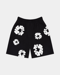 Denim Tears The Cotton Wreath Shorts 'Black' - Creps City