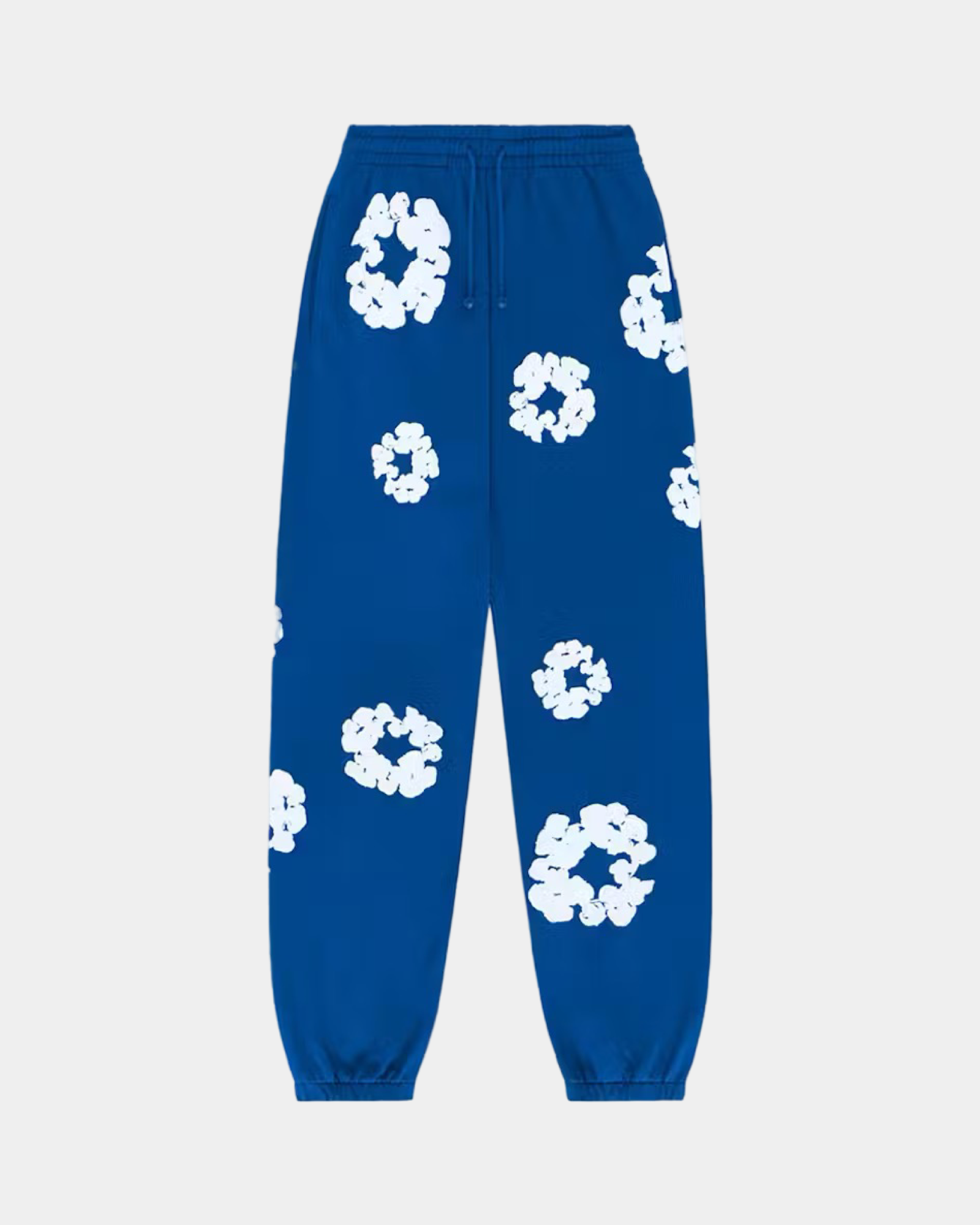 Denim Tears The Cotton Wreath Sweatpants 'Blue' - Creps City