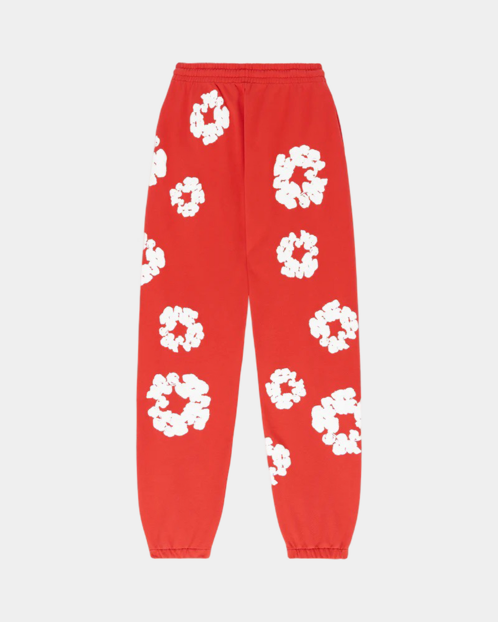Denim Tears The Cotton Wreath Sweatpants 'Red' - Creps City