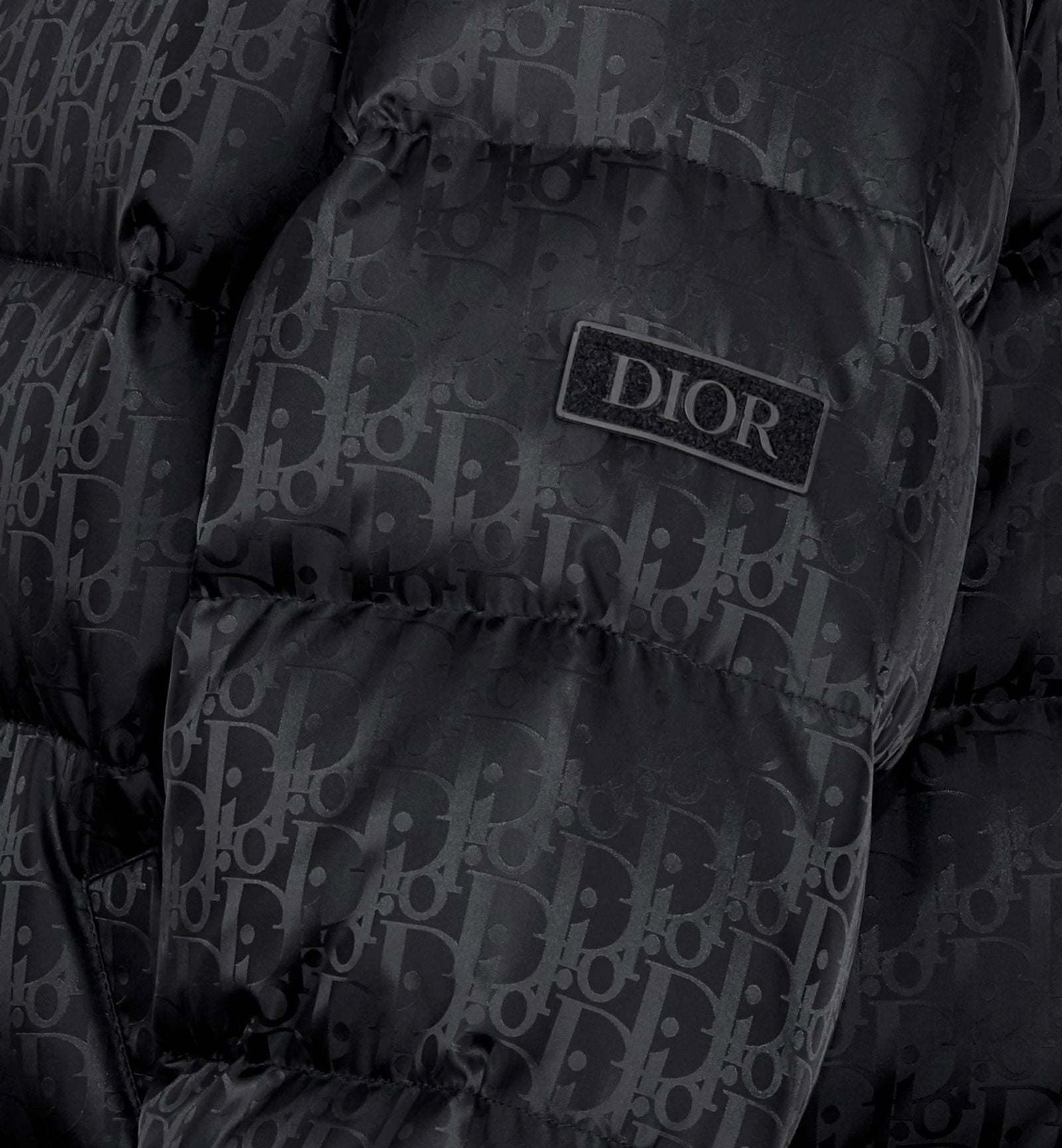 Dior Oblique Down Jacket 'Black' - Creps City