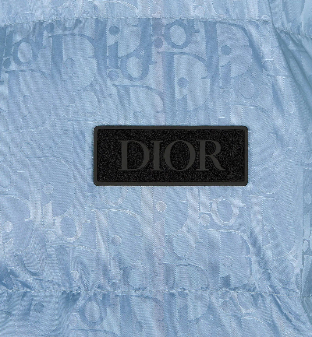 Dior Oblique Down Jacket 'Blue' - Creps City