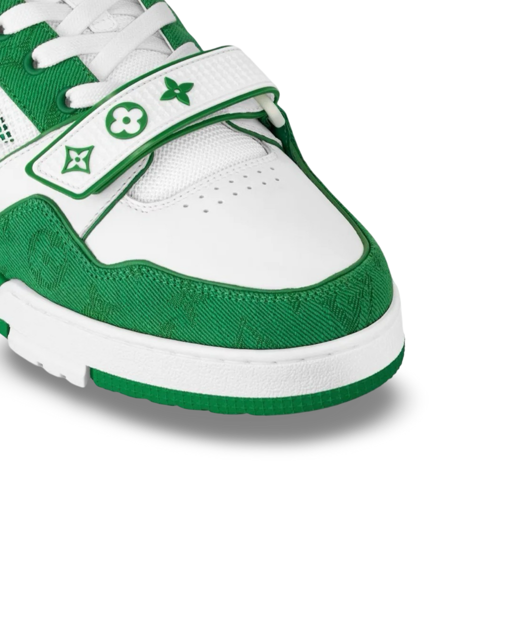Louis Vuitton Trainer Monogram Green Denim