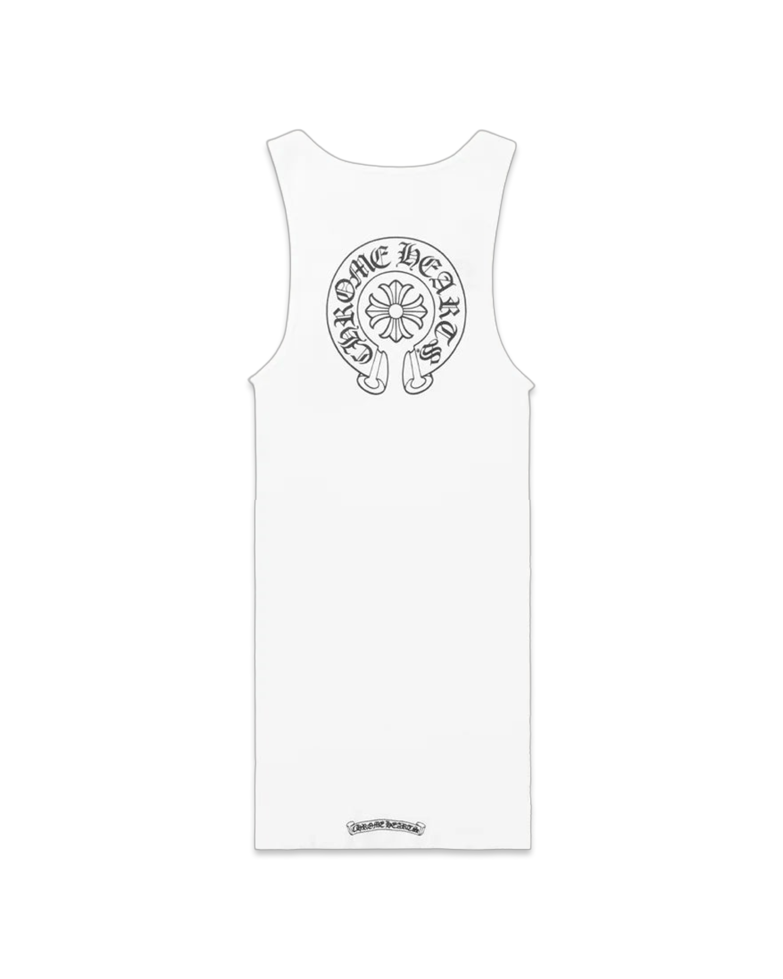 Chrome Hearts White Horseshoe Tank Top