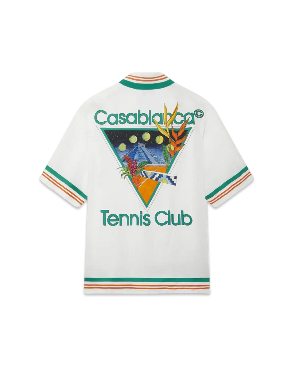 Casablanca Tennis Club Icon Silk Shirt