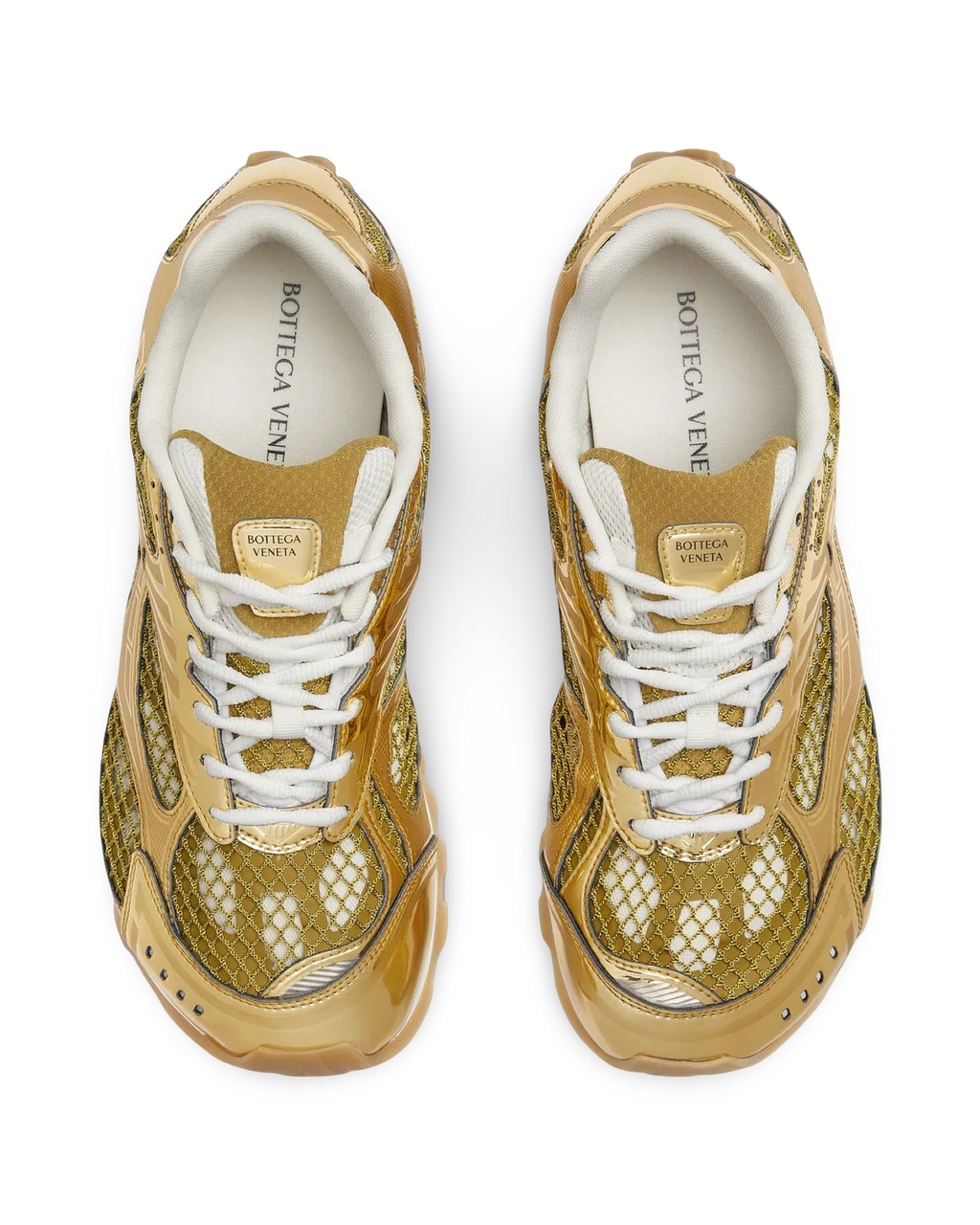 Bottega Veneta Orbit Sneaker 'Gold/White'